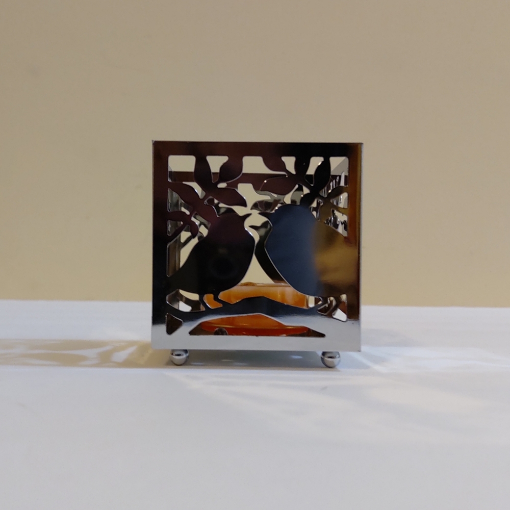 NEW Party lite Tea Light Candle Holder Bird In Branch Design